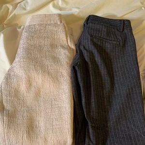 Two for one express editor cropped pants